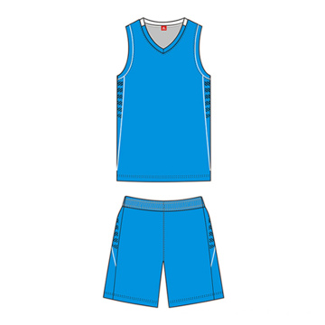 O uniforme de basquete usa camisa de basquete juvenil e shorts